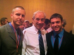 Brian & WIll with Ron Paul